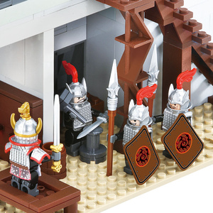 Bloques de Construcción de la Escena del Asedio del Castillo del Rey Héroe Coreano Gwangaeoto, Juguete Histórico de Guerra para Armar - Product Image 3