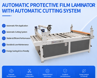 Machine de revêtement UV automatique Taisan pour panneaux MDF, finition de surface électrique, film d'emballage bois, composants clés : moteur
