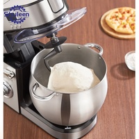 Batteur sur socle électrique 2000W conforme ROHS, bol en acier inoxydable, 12L, pour boulangeries, pétrin pour aliments et pâte à pain