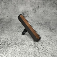 Clip diffuseur de parfum en bois pour voiture avec logo gratuit, fixation en métal pour grille d'aération, désodorisant parfumé pour voiture