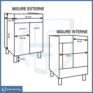 Lux 60x60cm White Porcelain Sink with Under Sink <b>Tray</b> Laundry <b>Hampers</b> Product Category - Product Image 2