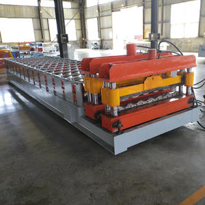 工場価格金属デッキ釉薬瓦金属製造ロールシート屋根材ロール成形機 - Product Image 6