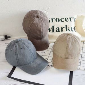 Wholesale Custom Logo 100% Cotton Unstructured Dad Hats Solid Color 3D Embroidery Washed Hats Washed Baseball Caps - Product Image 2