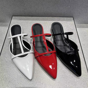 Pantofole in <span class=keywords><strong>pelle</strong></span> personalizzate di marca ZAZB sandali da <span class=keywords><strong>donna</strong></span> pantofole di lusso abito da sposa da <span class=keywords><strong>donna</strong></span> e da <span class=keywords><strong>donna</strong></span> - Product Image 3