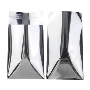 Bạc nhôm lá tự dính Túi tự làm bao bì hoàn hảo quà tặng giáng sinh trang sức hàng may mặc dán túi vận chuyển nhỏ - Product Image 1