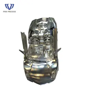 5軸カスタムCNC加工,金属アルミニウム/ステンレス鋼電気メッキ航空宇宙部品車部品 - Product Image 3