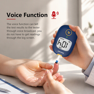 เครื่องวัดระดับน้ำตาลในเลือด <span class=keywords><strong>Sinocare</strong></span> Safe AQ Voice พร้อมแถบทดสอบ - Product Image 4