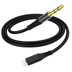 Bán Buôn Chất Lượng Tốt <span class=keywords><strong>USB</strong></span> C Để 3.5Mm Dây Âm Thanh Với PVC Áo Bọc AUX Cáp Stereo Mở Rộng Loại C Để Nam <span class=keywords><strong>Adapter</strong></span> Cho Màn Hình - Product Image 1