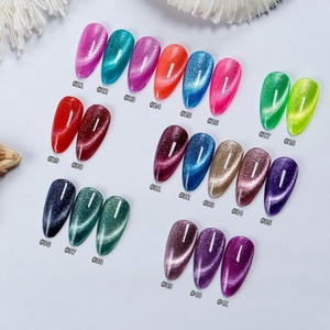 Esmalte de Uñas Magnético con Gel UV Reflectante, Efecto Brillante de Ojo de Gato, Esmalte de Uñas Removible con Efecto Brillante - Product Image 4