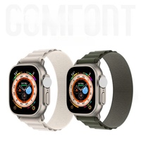 Bracelet de montre sport en nylon pour Apple Watch Ultra 2 49mm Series 8 9 45mm 41mm Strap Alpine Loop