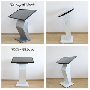 Nuevo Kiosco con Pantalla Táctil 2026, Kiosco de Señalización Digital LCD 4K FHD, <span class=keywords><strong>Base</strong></span> en Forma de K, Monitor Táctil Android Windows de 43/50/55 Pulgadas - Product Image 5