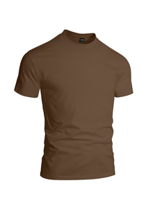 T-<span class=keywords><strong>shirt</strong></span> décontracté à manches courtes pour homme, couleur unie, coupe ajustée, pour l'été, prêt à porter en tant que sous-vêtement, en stock - Product Image 6