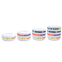 360 °   Présentoir rotatif pour vernis à ongles, 200 couleurs, support de nuancier pour capsules d'ongles, présentoir en acrylique transparent pour vernis à ongles pour salon