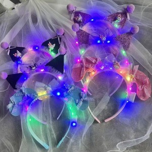 Fascia per Capelli per Bambini all'Ingrosso, Accessori per Capelli con Fiocco Carino e Luminoso, Elastico per Capelli - Product Image 2