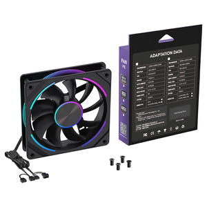 LOVINGCOOL <strong>New</strong> Upgrade Super 360&deg; Surround Mirror Surface PC Fan 120mm RGB Fan &amp; Cooling <strong>Computer</strong> Gaming <strong>CPU</strong> Radiator <strong>Cooler</strong> Fan - Product Image 4