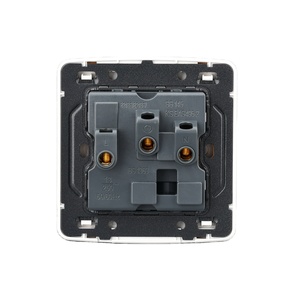 Giá bán buôn PC Chất liệu cắm ổ cắm với nút nhỏ nhà thương mại sử dụng điện HẠT GỖ điện tường chuyển đổi ổ cắm - Product Image 2