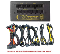Kit de câblage modulaire pour alimentation électrique Full-Modular Xingu Module 600W/750W/850W avec isolation PVC pour cartes graphiques et processeurs 8 broches