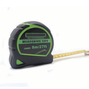 Ruban à mesurer en acier robuste de <span class=keywords><strong>8</strong></span> mètres avec <span class=keywords><strong>double</strong></span> échelle pour la construction et l'ingénierie - Product Image 4
