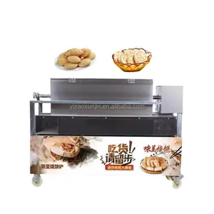 Selling stainless steel pancake machine at a low price, automatic rotating sesame cake machine