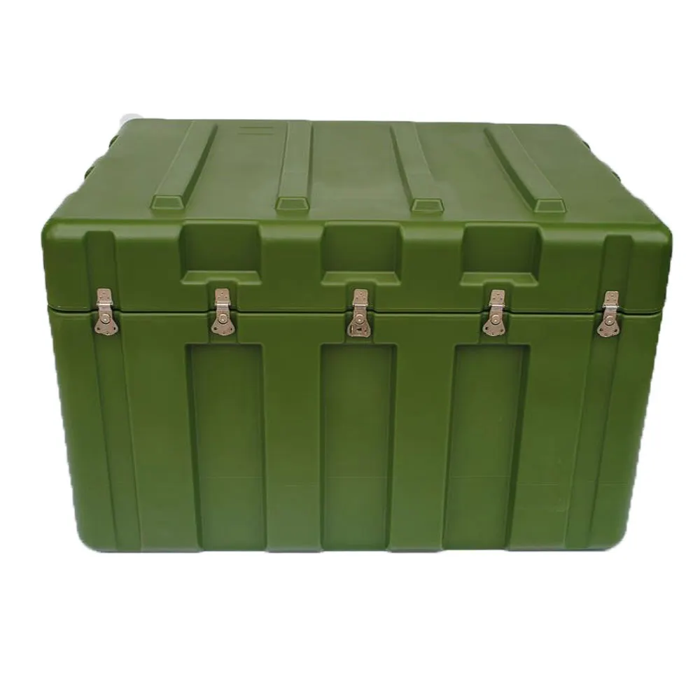 120*80*70cm Hard plastic roto mold Waterproof Rrotational Large Plastic Hard Storage Cases Made in China Black DX-1208070