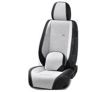 Fundas Universales para Asientos de Coche de Lino, Instalación sin Demolición, Transpirables, Totalmente Cerradas, Resistentes al Desgaste, Duraderas, para Todas las Estaciones - Product Image 6