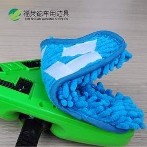 Funda de Repuesto para Mopa de Vapor X5H2O, Almohadilla de Chenilla Azul para Limpieza de Pisos, Forma Rectangular - Product Image 3