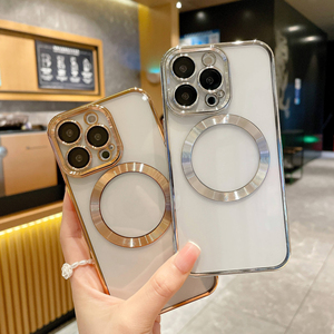 เคสใสแม่เหล็กหรูหราสำหรับ iPhone 16 Pro Max รองรับการชาร์จไร้สาย สำหรับ iPhone 15 14 11 12 13 - Product Image 6