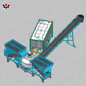 Esnek şantiyeler için hızlı kurulum ve yüksek hareket kabiliyetine sahip SDDOM mobil beton harmanlama santrali - Product Image 3