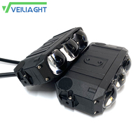 Feux de calandre LED haute puissance 90W pour voiture avec 3 lentilles, lampe de grille matricielle, faisceau haut et bas, projecteur LED modifié