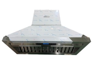 Hotte aspirante de cuisine 48 pouces 1800 CFM, double moteur puissant, filtre à déflecteur, commande tactile 3 vitesses, LED, arrêt programmé 15 minutes - Product Image 1