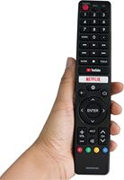 Control Remoto de Repuesto Compatible con Televisores Sharp GB345WJSA GB346WJSA 4T-C70BK2UD con Netflix y YouTube