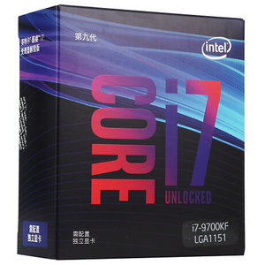 สินค้ามาใหม่ ของแท้ I7 9700KF ซีพียูแบบกล่อง คอร์ 8 แกนประมวลผล LGA1151 3.6GHz รองรับ DDR4 I7 9700KF cpu - Product Image 1