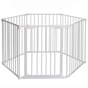 <span class=keywords><strong>Barrière</strong></span> de sécurité pour bébé en métal à largeur personnalisable, conception rétractable, montage sans perçage, type carré grand format, multifonction - Product Image 1