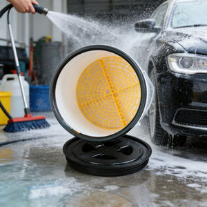 Cubo de embalaje multifuncional de 20L, venta directa de fábrica, cubo de lavado de autos de 20L hecho de plástico - Product Image 6