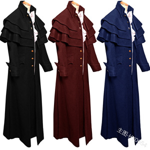 Beokeuioe Gilet da uomo rinascimentale da pirata, costume gotico