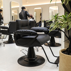 Gold Silver Black Professional Barber <b>Chair</b> Heavy Duty 200KG Hair Salon <b>Chair</b> with Height Adjustable Feature for Baber Shop - Product Image 3