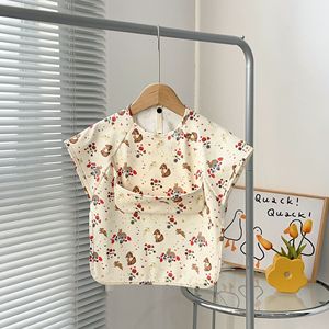 Venta al por mayor de <span class=keywords><strong>babero</strong></span> impermeable de manga corta con respaldo de botón a presión <span class=keywords><strong>cuello</strong></span> ajustable para alimentación desordenada <span class=keywords><strong>babero</strong></span> de tamaño pequeño - Product Image 4