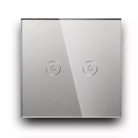 Abbuk 2 Smart Light Switch Tuya Smart Gang switch WIFI Alexa e Google Home No Neutral