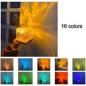 Đại Dương Sóng Cảm Giác Bảng Ánh Sáng Trần Chiếu Có Thể Sạc Lại Ánh Sáng Ban Đêm Cho Phòng Ngủ Màu Sắc Thay Đổi Pha Lê Gợn Đèn - Product Image 5