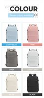 Sac de voyage grand format antivol imperméable pour ordinateur portable avec port de charge USB pour la gym, la randonnée et le camping