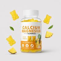 Complément Alimentaire Gommeux Curcuma Mélatonine Vitamine Astaxanthine Champignon Collagène Calcium Magnésium Zinc Soutien Immunitaire et Sommeil