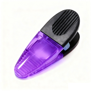 Vente en gros pince magnétique crocodile pour réfrigérateur en plastique avec logo personnalisé trombones magnétiques pour réfrigérateur de bureau de pince à mémo magnétique Jumbo - Product Image 5