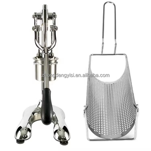 Manual Long French Fries Maker 20-30CM Dough Chips Squeezer Aluminum Alloy <b>Machine</b> for Corn Potato Dough Extruder - Product Image 2