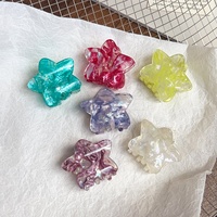 Nouvelle Pince à Cheveux Étoile Pentagramme Colorée Personnalisée avec Logo – Accessoire Mignon et Doux de Petite Taille pour Tresses et Coiffures Féminines