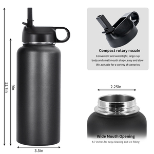 Wevi Tùy Chỉnh Chất Lượng Cao 32Oz Nước Bằng Thép Không Gỉ Chai Rò Rỉ Bằng Chứng Cách Điện Thể Thao Dưới Nước Chai Uống Hoạt Động Ngoài Trời - Product Image 5