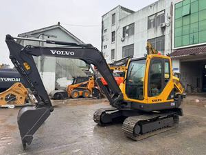 Mini-excavatrice sur chenilles VOLVO EC55B d'occasion, 5,5 tonnes, Volvo EC55B d'occasion, excavatrice hydraulique d'origine, marque suédoise, pour la construction - Product Image 4