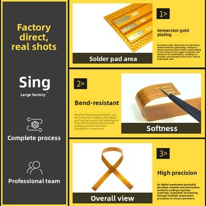 Câble flexible FPC personnalisé résistant à la flexion, carte de circuit étendue, bande de test, conception de carte de soudure pour barre lumineuse - Product Image 2