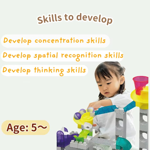 Rompecabezas de aprendizaje interactivo para niños al por mayor, pista de rodillos, bloques de construcción, juguete educativo, Educación Temprana, transporte de plástico - Product Image 4