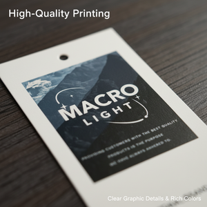 Étiquettes PVC transparentes personnalisées, papier avec logo en relief et étiquettes suspendues en cordon de coton pour vêtements - Product Image 4