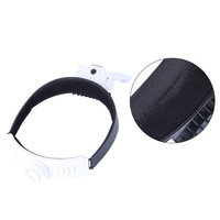 Casque chirurgical MG82000-J avec lampe grossissante détachable, loupe à bandeau dentaire en verre LED